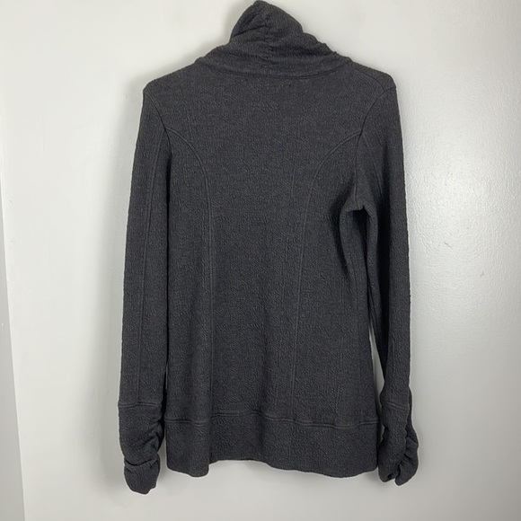 Tonia Debellis Grey Wrinkle-Style Zip-Up Jacket - Picture 7 of 10